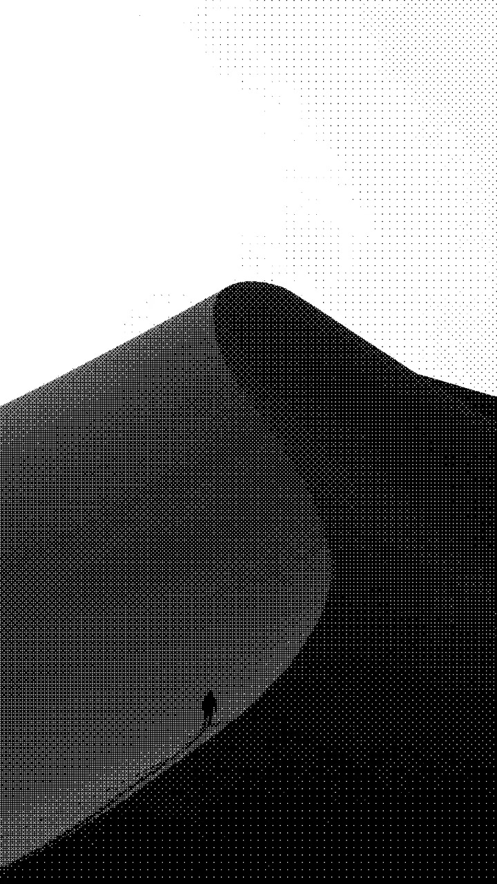 1-bit Dither applied to desert walk